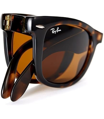 Amazon.com: Nuevo Ray Ban Folding Wayfarer RB4105 601 Glosssy
